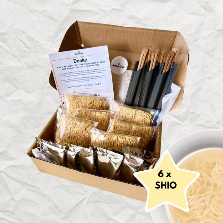 Kit RamenStar ⭐ SHIO (6 portions)