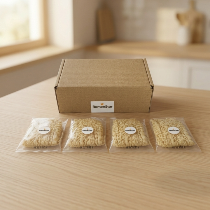 Japanische Ramen Nudeln – Artisan Qualität (4 Portionen)