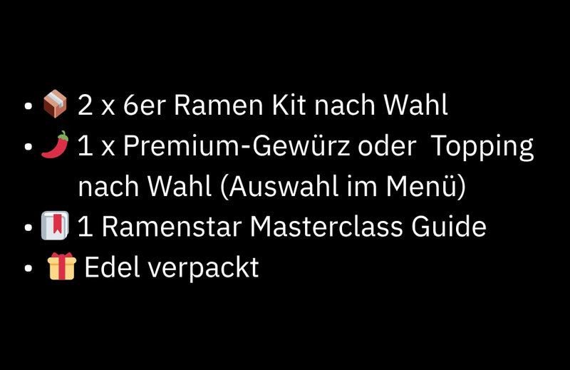 Ramen-Kit Twin-Pack & Lieblings Gewürz