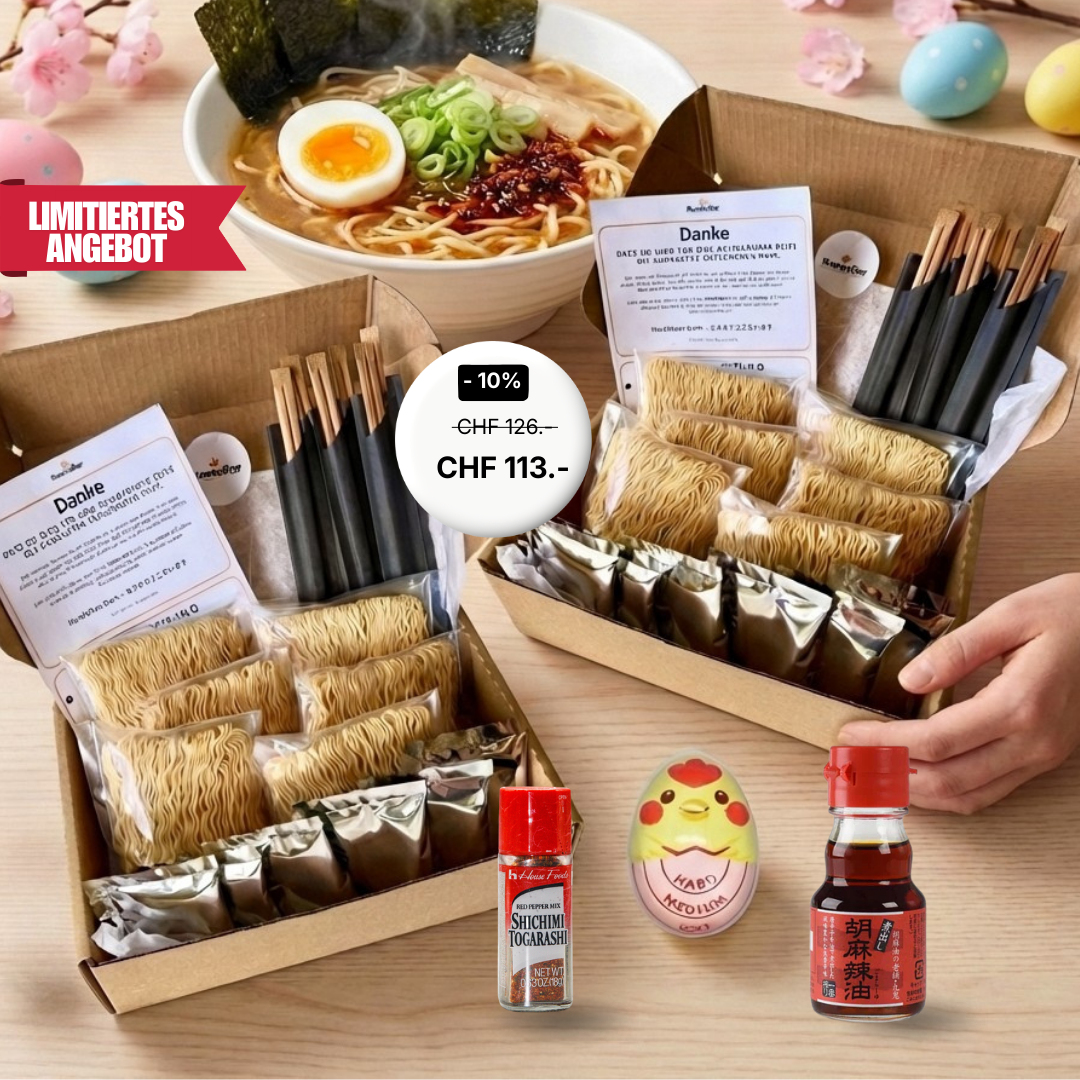 Limitiertes Oster-Spezial mit RamenStar, Ramen-Genuss und Überraschung in bunter Verpackung.