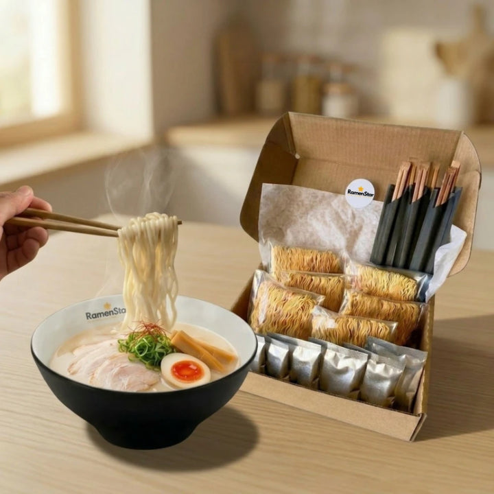 RamenStar® Ultimate Starter &amp; Master Bundle, Bestseller, Ramen-Kochbox mit 6 Schüsseln für Zuhause, Shio-Ramen zubereiten