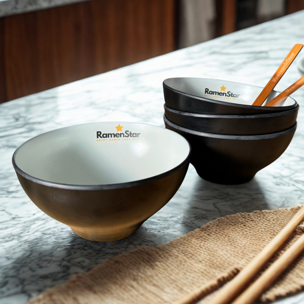 Japanische Ramenschüsseln aus Melamine von Ramenstar Ansicht2