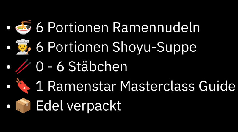 SHOYU Ramen Kit ⭐Umami Box (6 Port.)
