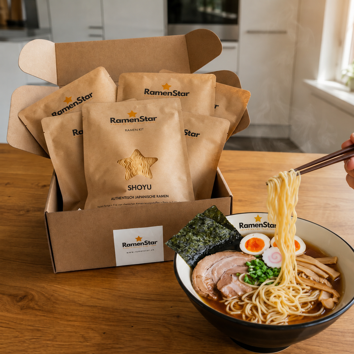 Kit Ramen Ultime – Boîte de 6, bols &amp; garnitures